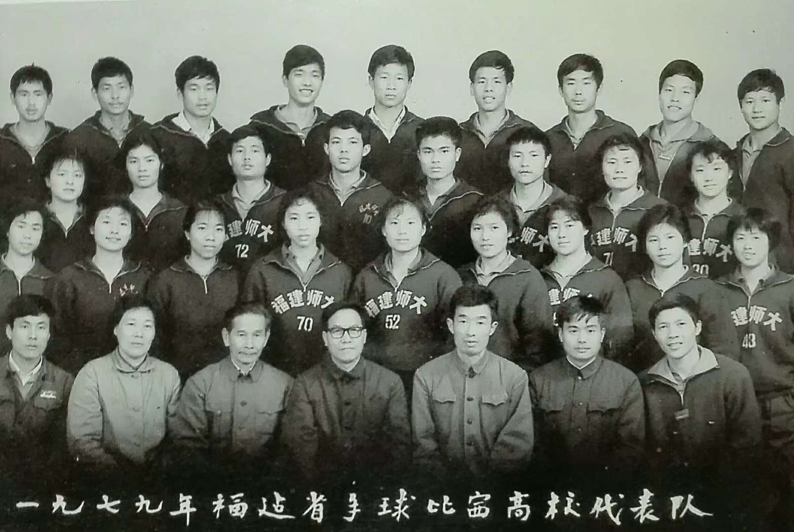 1979年福建省手球比赛高校代表队